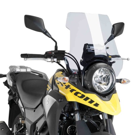 Cupolino Puig Touring per Suzuki V-Strom 250 dal 2017 trasparente