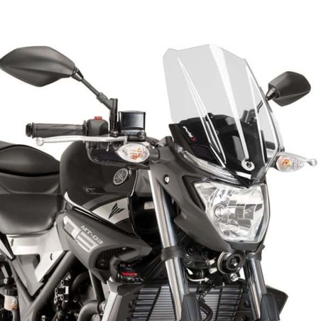 Cupolino Puig Naked trasparente per Yamaha MT 03 16-19