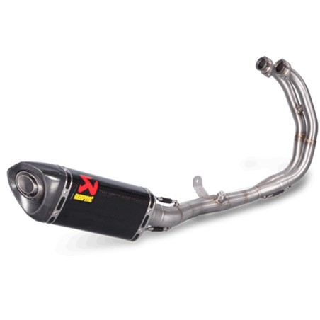 Scarico completo Akrapovic Carbonio linea Racing non omologata per Yamaha MT 03 dal 2020