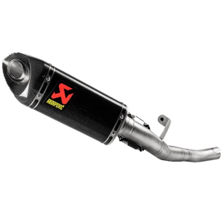 Marmitta Akrapovic Slip On Carbonio per Triumph Street Triple 765 S/R/RS dal 2020