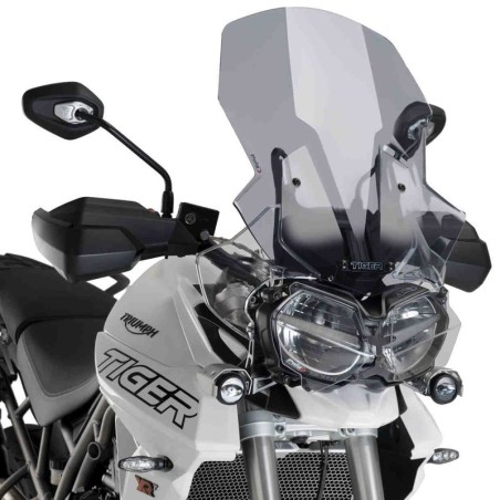 Cupolino fumè chiaro Puig Touring per Triumph Tiger 800 XC/XR dal 2018