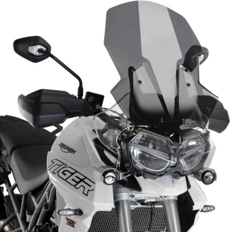 Cupolino fumè scuro Puig Touring per Triumph Tiger 800 XC/XR dal 2018