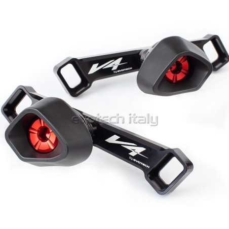 Tamponi paratelaio ammortizzati Evotech per Aprilia Tuono V4R 1000, Tuono V4 1100, RSV4 factory e RSV4 1100