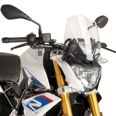 Cupolino Puig Naked trasparente per BMW G310 R dal 2016