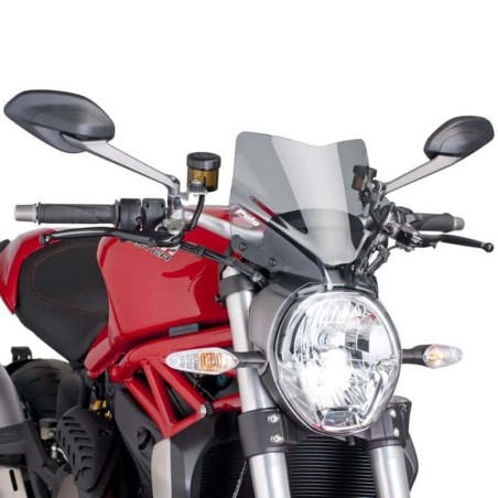 Cupolino Puig Naked Sport trasparente per Ducati Monster Varie cilindrate