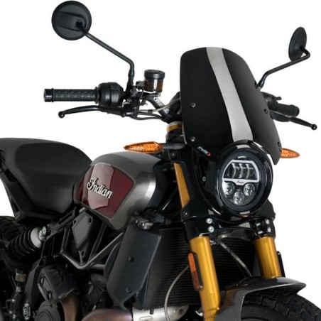 Cupolino Puig Touring fumè scuro per Indian FTR 1200/S dal 2019