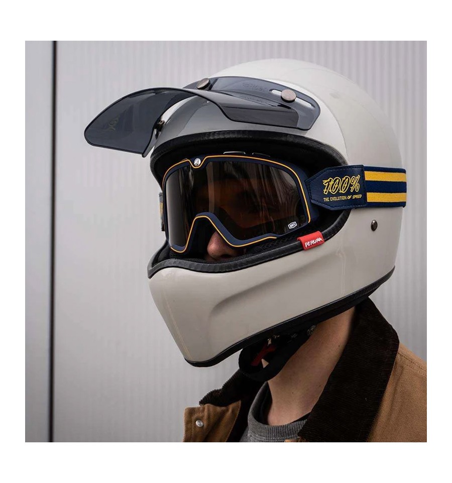 Maschera Moto 100% BARSTOW Arno - Lente Argento Specchio - Offerta