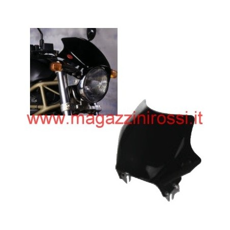 Cupolino Biondi Dark per moto naked nero