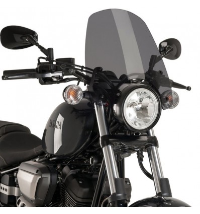 Cupolino Puig Touring per Yamaha XV 950/R dal 2014 fumè chiaro