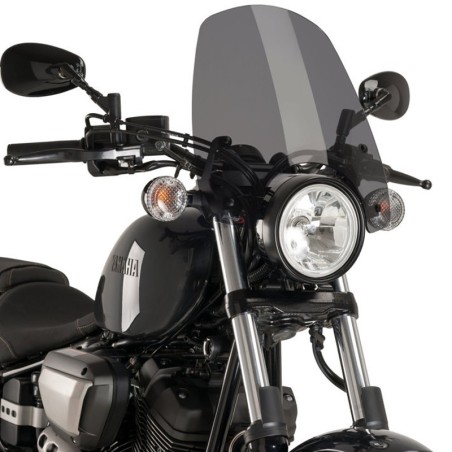 Cupolino Puig Touring per Yamaha XV 950/R dal 2014 fumè chiaro