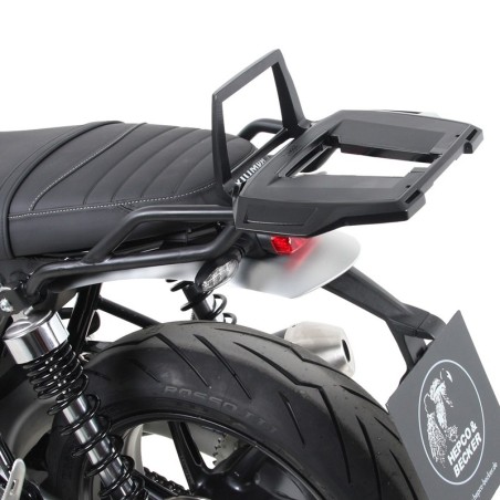 Portapacchi nero Hepco & Becker Alu Rack per Triumph Speed Twin dal 2019