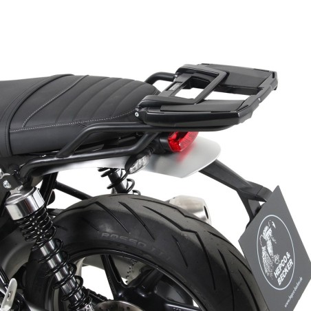 Portapacchi nero Hepco & Becker Easy Rack per Triumph Speed Twin dal 2019