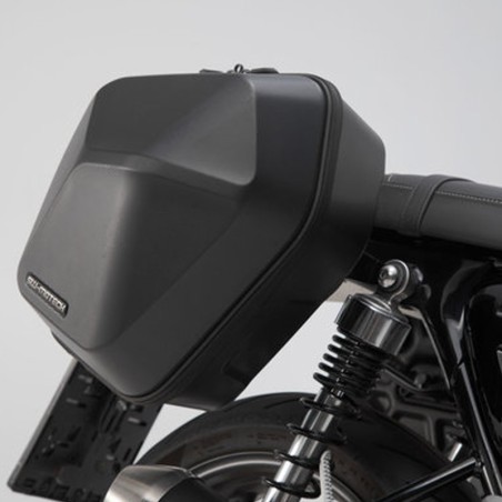 Set borse laterali Urban ABS più telai portaborse SW-Motech per Triumph Speed Twin dal 2019