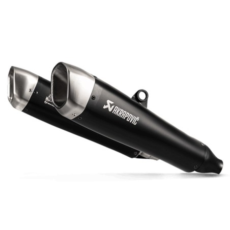 Marmitta Akrapovic Slip On Titanio per Triumph Thruxton 1200 e  Speed Twin