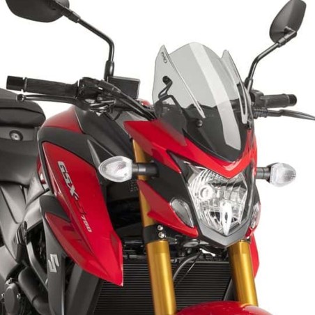 Cupolino Puig Naked fume scuro per Suzuki GSX-S 750 dal 2017