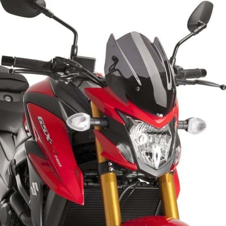 Cupolino Puig Naked fume scuro per Suzuki GSX-S 750 dal 2017