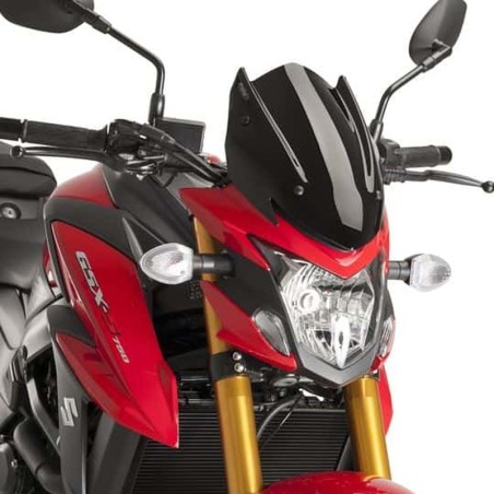 Cupolino Puig Naked nero per Suzuki GSX-S 750 dal 2017