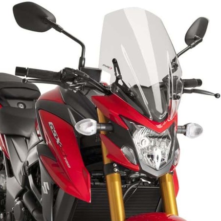 Cupolino Puig Touring trasparente per Suzuki GSX-S 750 dal 2017