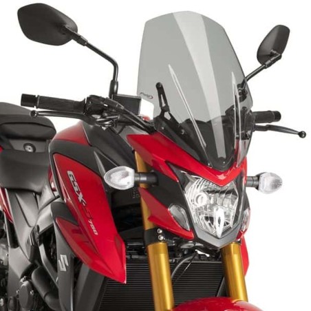 Cupolino Puig Touring fumè chiaro per Suzuki GSX-S 750 dal 2017