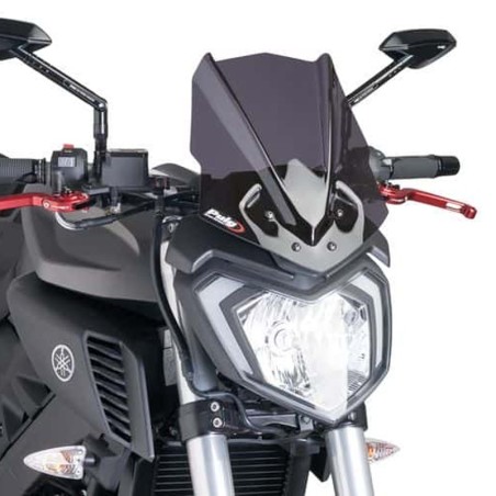 Cupolino Puig Naked fume scuro per Yamaha MT-125 14-19