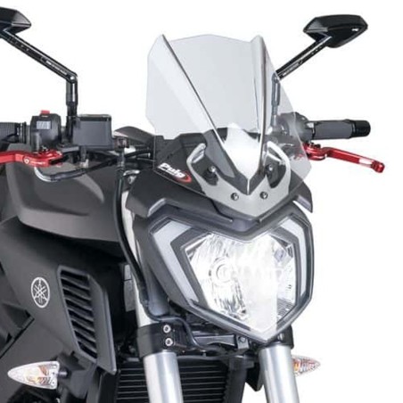 Cupolino Puig Naked trasparente per Yamaha MT-125 14-19