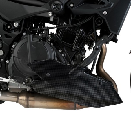 Spoiler inferiore Puig carbon look per Kawasaki Z400 dal 2018