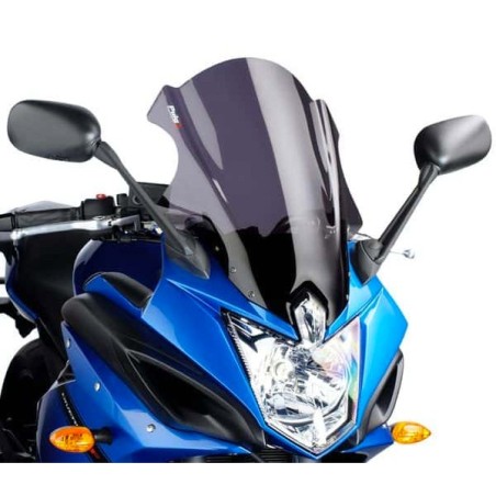 Cupolino Puig Touring Plus fume scuro per Yamaha XJ6 Diversion F