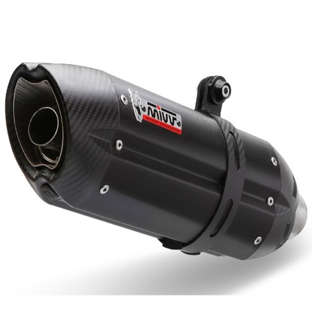 Terminale di scarico Mivv Suono Black per Honda Integra 750, NC750 S/X dal 2016