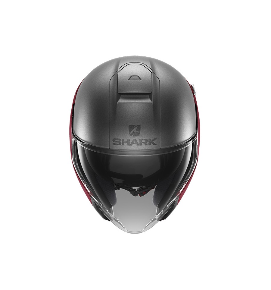 Casco Shark Helmets Citycruiser Dual antracite e rosso