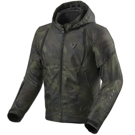 Giacca da moto Revit Flare 2 camouflage verde scuro