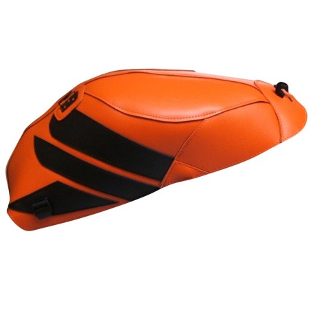 Copriserbatoio Bagster per CBR 1000RR 04-07 in similpelle arancio Repsol e nero