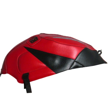 Copriserbatoio Bagster per CBR 1000RR 04-07 in similpelle rosso e nero