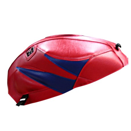 Copriserbatoio Bagster per CBR 1000RR 04-07 in similpelle rosso e blu