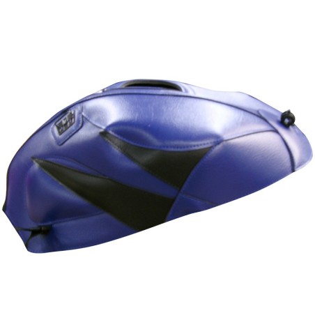 Copriserbatoio Bagster per CBR 1000RR 04-07 in similpelle blu e nero