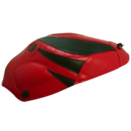 Copriserbatoio Bagster per CBR 1000RR 04-07 in similpelle rosso e nero