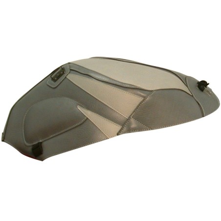 Copriserbatoio Bagster per CBR 1000RR 04-07 in similpelle grigio e acciaio