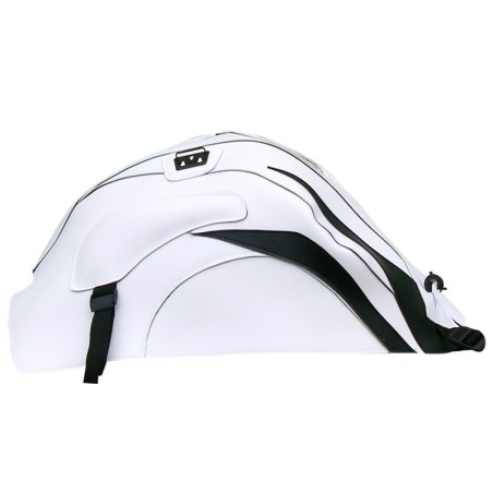 Copriserbatoio Bagster per CBR 1000RR 08-11 in similpelle bianco e nero