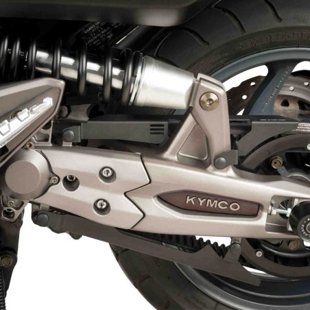 Carter copricinghia Puig nero per Kymco AK 550