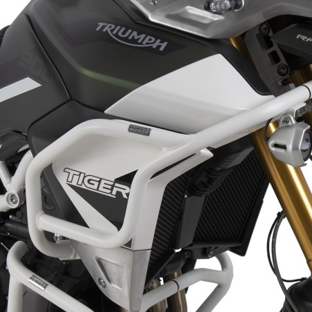 Paraserbatoio bianco Hepco & Becker per Triumph Tiger 900 dal 2020