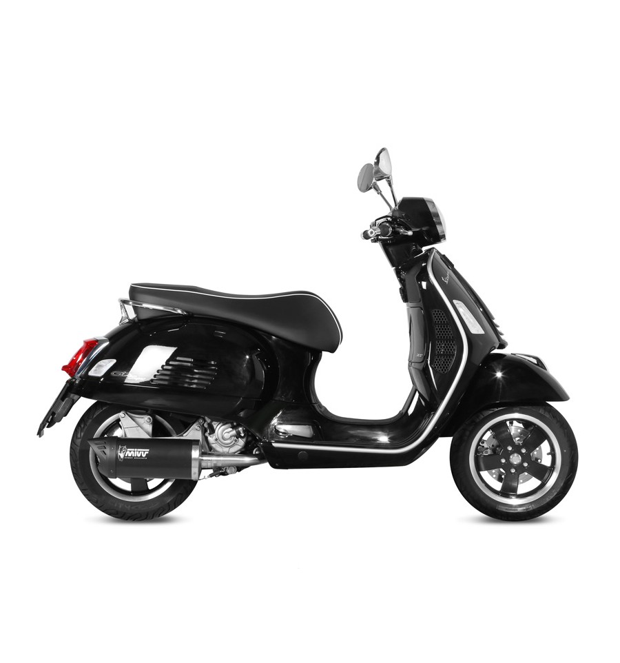 Scarico Completo Mivv MOVER Acciaio Nero PIAGGIO LIBERTY 125 2019