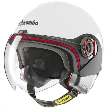 Casco Brembo B-Jet bianco lucido e nero