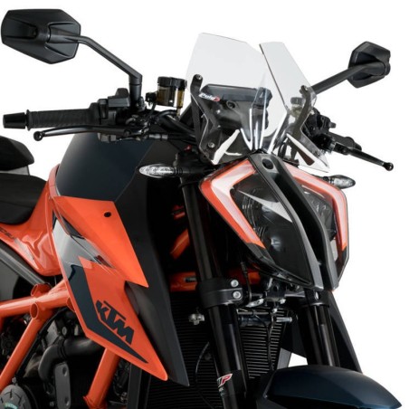 Cupolino Puig Naked trasparente per Ktm 1290 Superduke R dal 2020