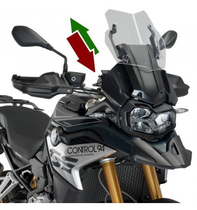 Kit regolazione elettrica Puig per cupolino BMW F750 GS dal 2018