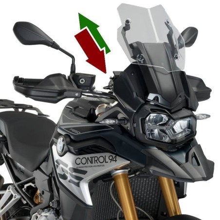 Kit regolazione elettrica Puig per cupolino BMW F750 GS dal 2018