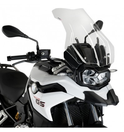 Cupolino Puig Touring Plus trasparente per attacchi alti su BMW F750 GS dal 2018