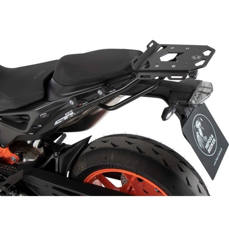 Portapacchi nero Hepco & Becker Mini Rack su KTM 890 Duke R dal 2020