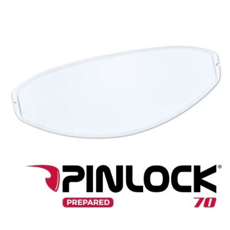 Lente antifog Airoh Pinlock 70 interna trasparente per visiere predisposte