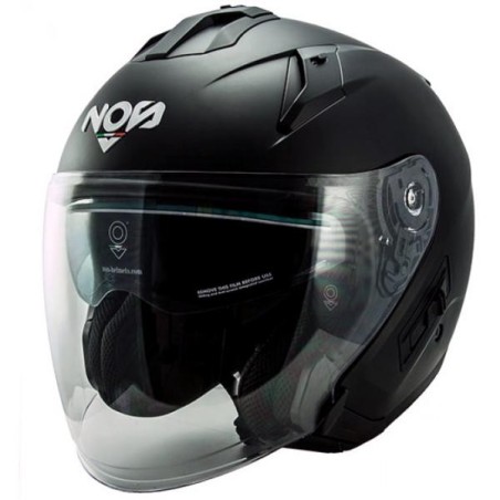 Casco Jet NOS NS-2 nero opaco