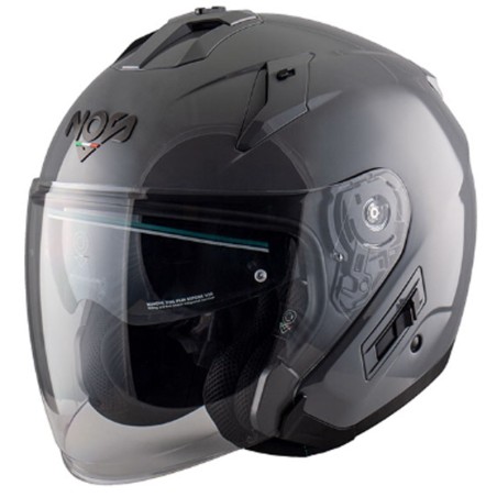 Casco Jet NOS NS-2 grigio pastello lucido