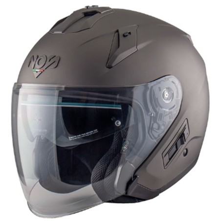 Casco Jet NOS NS-2 titanio opaco